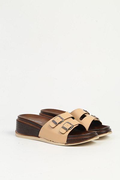 Pierre Cardin Beige Women's Slippers Pc-7420