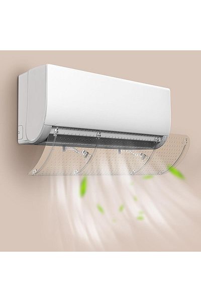 fulina Air Conditioning Air flow Deflector,Transparent and Visible,Porous Filter,for Home,Office,Hotel