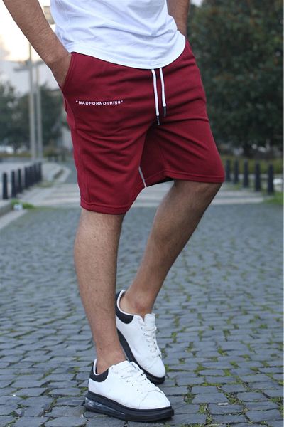 Madmext Σορτς Claret Red Capri 5407