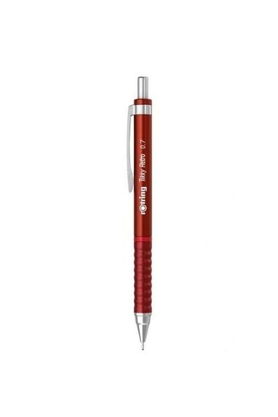 Rotring Tikky Retro 0.7mm Mechanical Pencil Metallic Red / 2202631