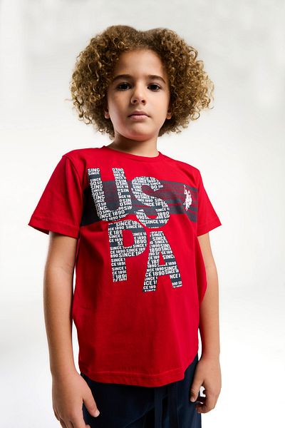 U.S. Polo Assn. U.S. Polo Assn. Boy's Licensed T-Shirt Shorts Top and Bottom Set