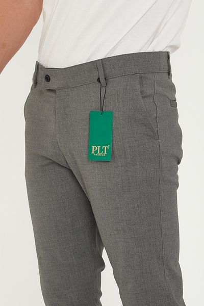 Zoom King New Season Men's Anthracite Color Quality Flexible Ankle Length Fabric Trousers