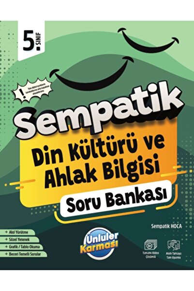 Ünlüler Karması Yayınları 5. Sınıf Sempatik Din Kültürü Ve Ahlak Bilgisi Soru...