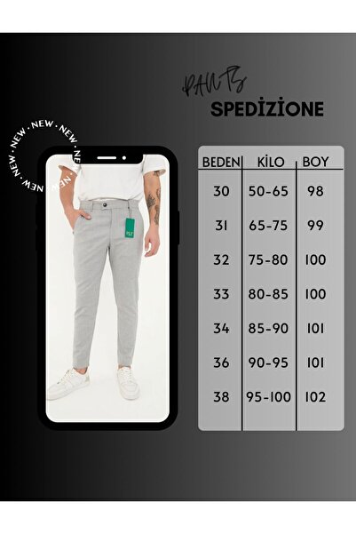 Zoom King New Season Men's Cream Color Quality Flexible Ankle Length Fabric Trousers