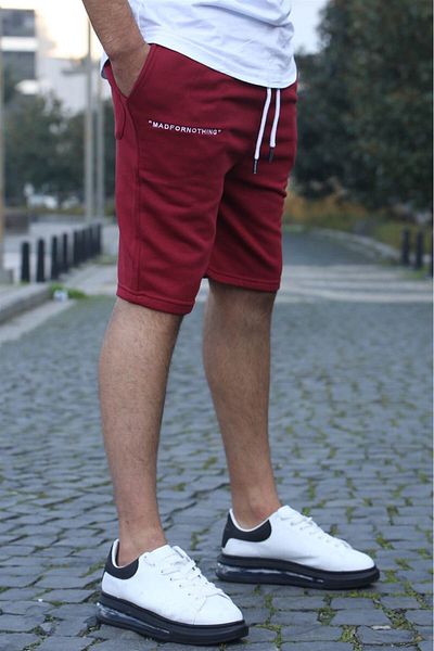 Madmext Σορτς Claret Red Capri 5407