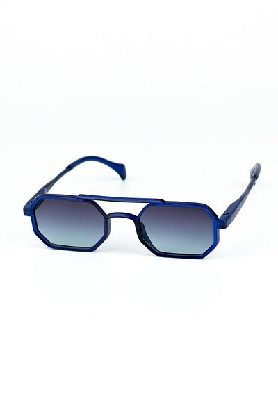 Di Caprio Unisex Uv400 Protection Geometric Model Sunglasses