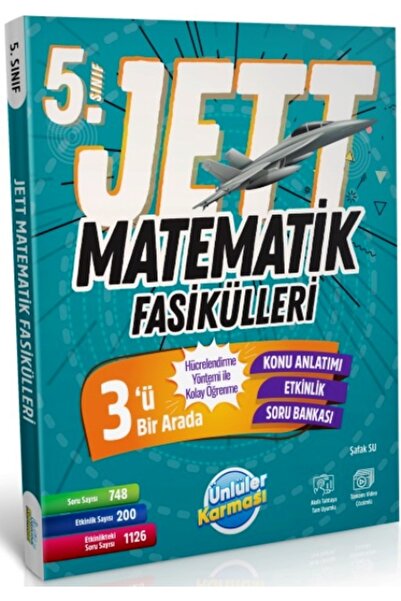 Ünlüler Karması Yayınları 5. Sınıf Jett Matematik Fasikülleri