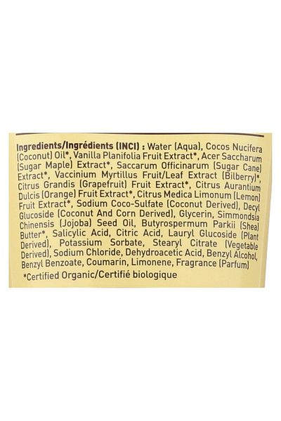 Desert Essence Organics Body Wash Coconut Desert Essence 8 oz Liquid