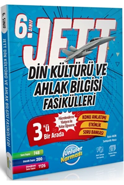 Ünlüler Karması Yayınları 6. Sınıf JETT Din Kültürü ve Ahlak Bilgisi Fasikülleri