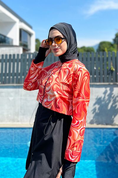 Remsa Mayo Ολόσωμο μαγιό Hijab 2322 Pera Orange