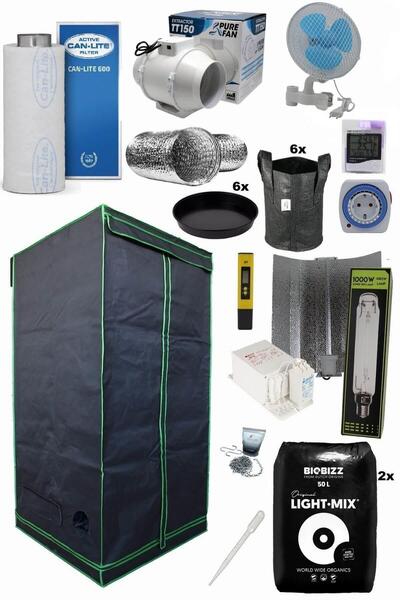 Grow Wizard 140x140x200 Bitki Yetiştirme Kabin Seti Hid