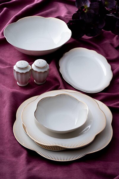 ACAR Clara 6 Kişilik 29 Parça Porselen Yemek Takımı