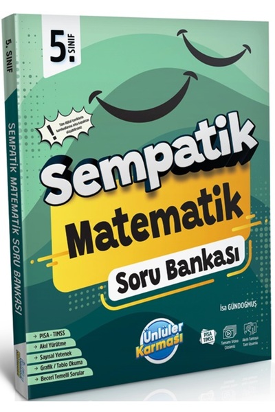 Ünlüler Karması Yayınları 5. Sınıf Matematik Sempatik Soru Bankası (2024-2025)