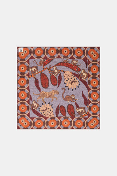 W Collection GRİ YÜN MENDİL