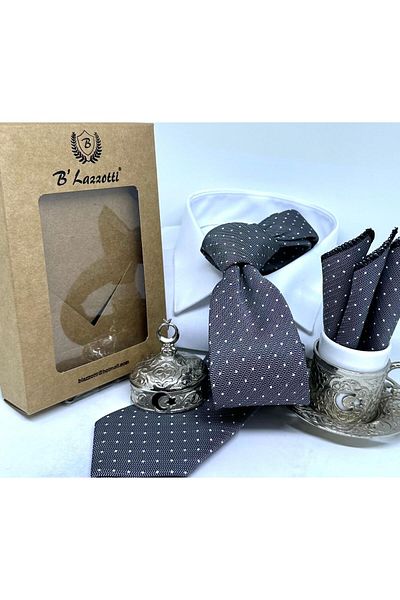 B'lazzotti Woven Handkerchief Tie