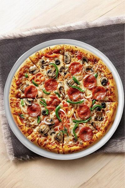 Digithome White Harlek Porcelain Pizza Serving Plate 31 cm 00202Hr33Pt00