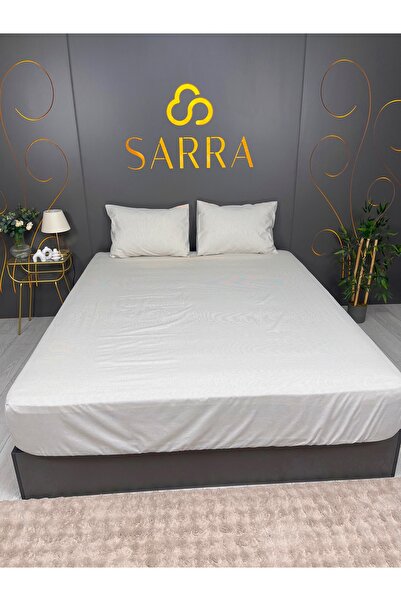 sarra Natural 160X200 Double Bed Sheet Set - Khaki Green