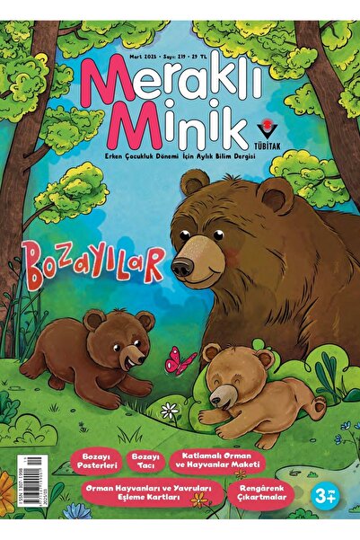 Tübitak Yayınları Meraklı Minik Dergi Mart 2025 (3-6 yaş)