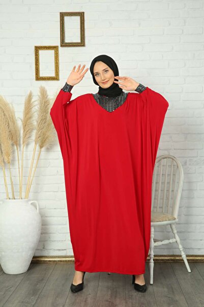 NİSUM MODA Cleopatra Wide Fit Sandy Dress