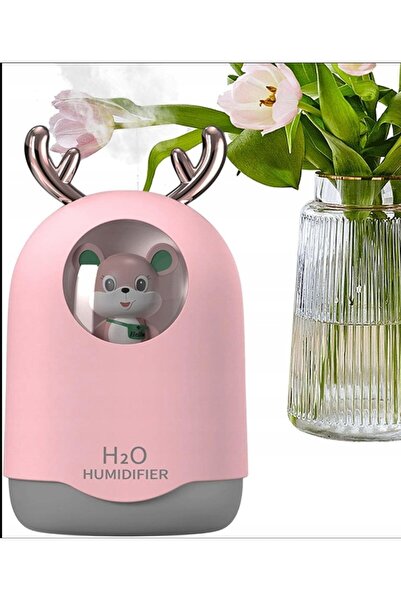 qasul Sevimli Ayıcıklı Işıklı Hava Nemlendirici Buhardanlık Buhar Makinası Di...