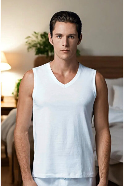 MODEL Чоловічий, мікромодал, V-подібний виріз, без рукавів, футболка (в коробці)