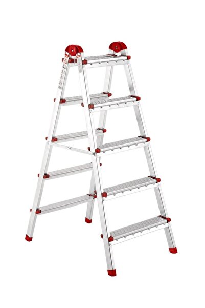 Banyolove Kanat Merdiven Çift Taraflı Katlanır 3+3, 4+4, 5+5 Basamaklı