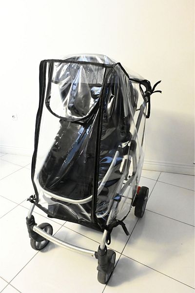 Tois Baby Luxury Double Zipper Baby Stroller Rain Cover