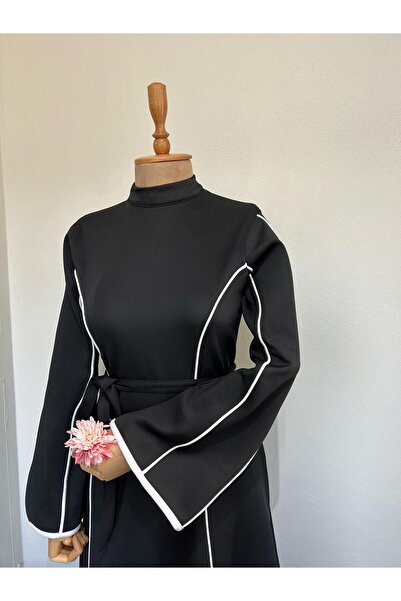 Hooopstore SİYAH SCUBA ELBİSE