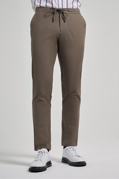 İmza Dark Khaki Cotton Casual Comfort Fit Jogger Pants 1003250110