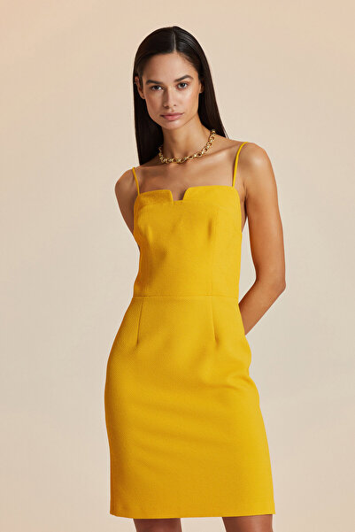 W Collection Yellow Strap Dress