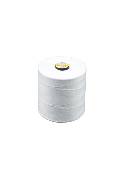 İzgi Concept Professional Sewing Thread 120 No 8000 Meters 100% Polyester Large Coil White Color 500Gr - 1 Unit