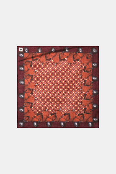 W Collection BORDO YÜN MENDİL