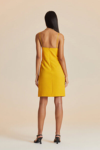 W Collection Yellow Strap Dress