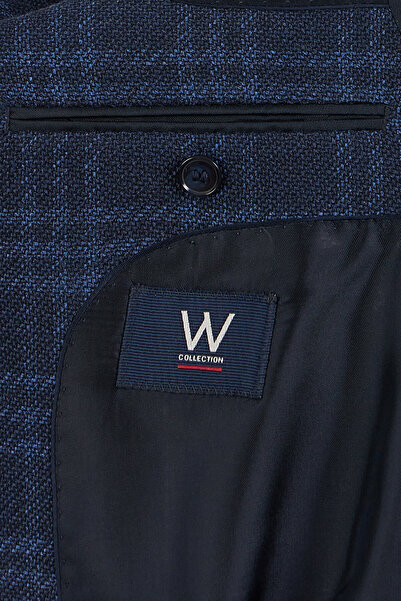 W Collection Lacivert Upper Casual Ceket