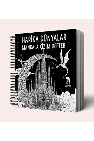 Romos Yayınları Harika Dünyalar Mandala Çizim Defteri