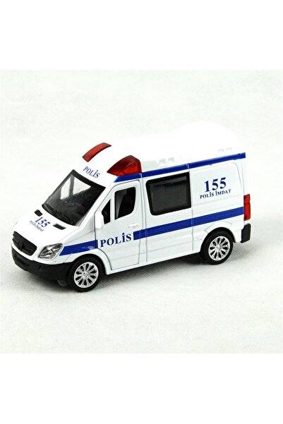 ROZİTOYS Vardem Çekbırak 1:30 Işıklı Sesli Polis Arabası 588A-POL