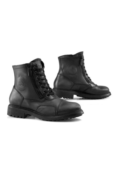Falco Aviator Motosiklet Botu Deri Siyah