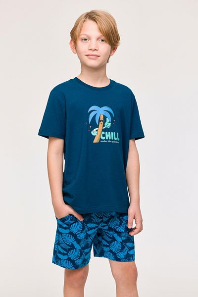Woody Πιτζάμες για αγόρι 2-8 ετών-Qrs - 891-Navy Blue