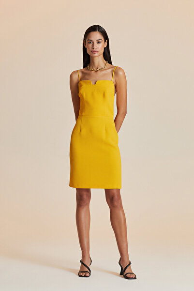 W Collection Yellow Strap Dress