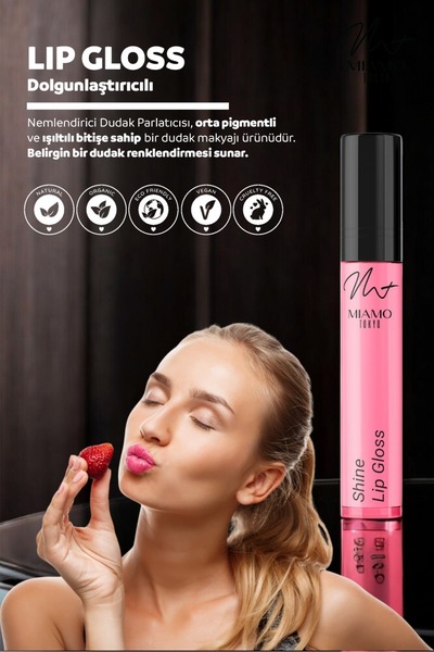 Lip Gloss Dolgunlasticili – Parlak ve Dolgun Dudak Etkisi