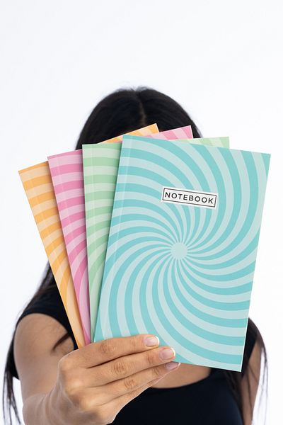 Fly Notes 13X20 cm 64 Page 4-Piece Dotted Notebook Set - School Notepad and Gift Dotted Series