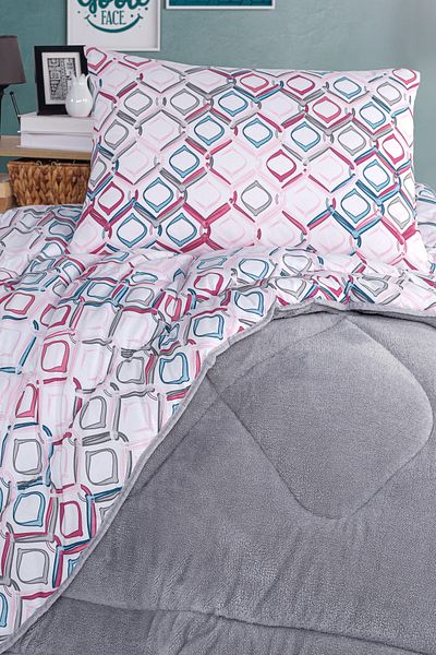 Eponj Home Single Comfort Set 2 Pieces - Stella Powder with Wellsoft Quilt