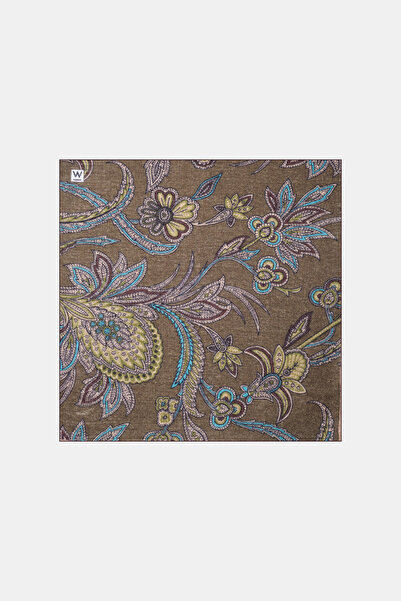 W Collection YEŞİL YÜN MENDİL