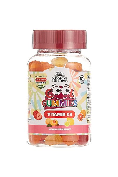 Sunshine Nutrition حلوى جيلاتينية رائعة للأطفال، تدعم صحة العظام والأسنان وال...