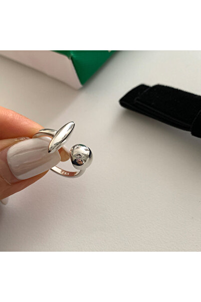 Choice BTSP548 VENTFILLE خواتم من الفضة الإسترلينية 925 مجوهرات حفلات عصرية جديدة سحر عتيق طبقتين هندسيتين