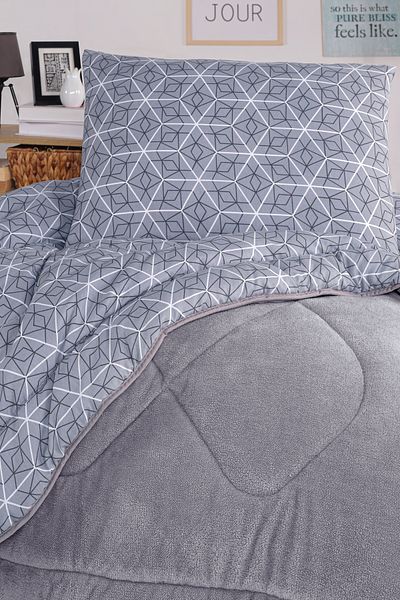 Eponj Home Comfort Single Set - 2 Pieces Wellsoft Duvet Meta Gray