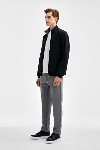W Collection Çift Taraflı Gri Mont