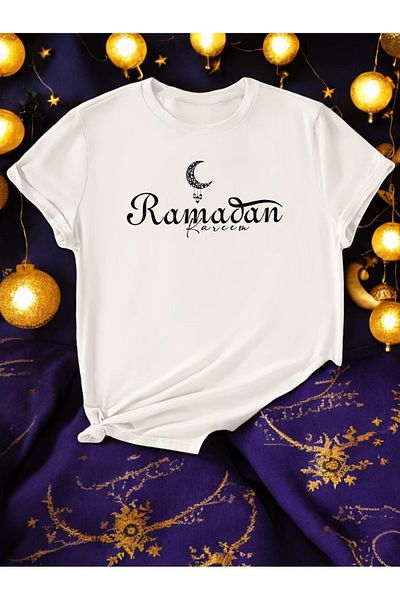 uyguntarz Μπλουζάκι με στάμπα Ramadan Kareem