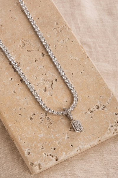 Safir Kuyumculuk S'CHARM Pırlantalı Baget Charm