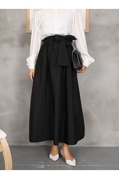 VAV Το Black Belted Skirt είναι τα παπούτσια Vav Model